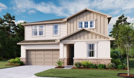 New construction Single-Family house 614 Heritage Square Drive, Haines City, FL 33844 Pearl- photo 0