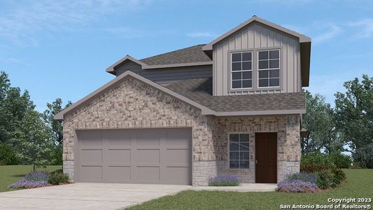 New construction Single-Family house 1527 Chianti Pass, New Braunfels, TX 78130 Jasmine- photo 0 0