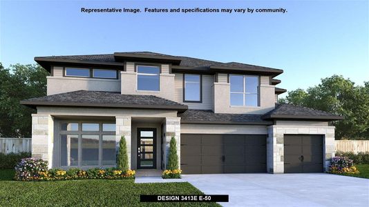New construction Single-Family house 8624 Picnic House Path, Austin, TX 78744 Design 3413E- photo 0 0