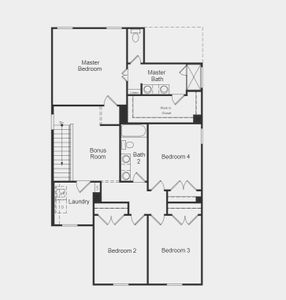 Structural options added:  Extended covered patio.