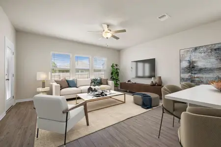 Living Room virtually staged