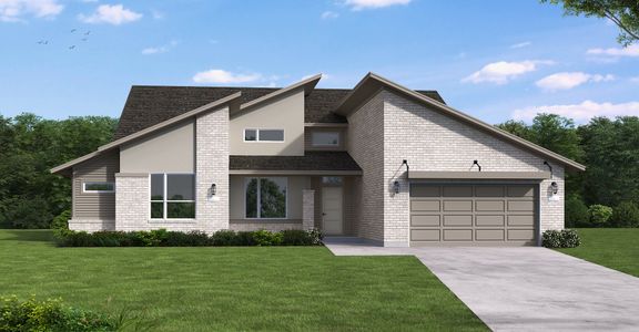 New construction Single-Family house Hamilton (2848-CL-60), 100 Barefoot Park Lane, Georgetown, TX 78628 - photo