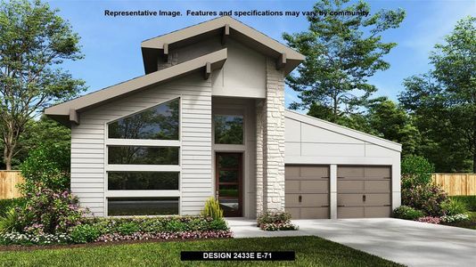 New construction Single-Family house Design 2433E, 1904 Bighorn Trail, New Braunfels, TX 78132 - photo
