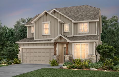 New construction Single-Family house Saddlebrook, 513 Exploration Circle, Liberty Hill, TX 78642 - photo