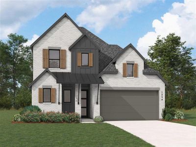 New construction Single-Family house 16375 Placid Stream Street, Conroe, TX 77302 - photo 0