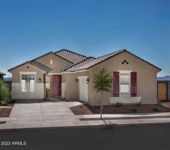 New construction Single-Family house 17735 W Fulton Street, Goodyear, AZ 85338 Hualapai MODEL- photo 0