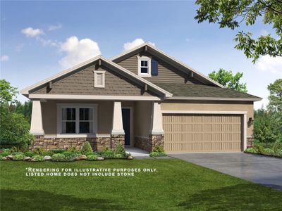 New construction Single-Family house 34815 Mulrion Drive, Zephyrhills, FL 33541 Sweetwater- photo 0