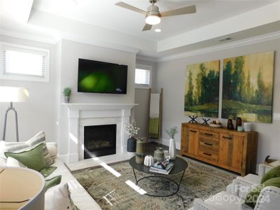 New construction Single-Family house 405 New Style Way, Unit 1, Cramerton, NC 28056 Portico- photo 10 10