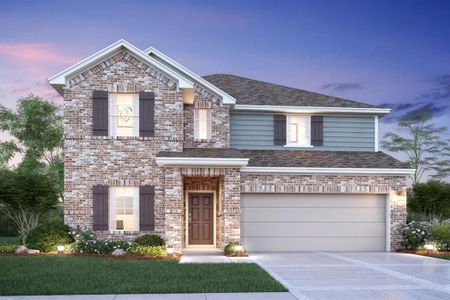 New construction Single-Family house 22413 Mountain Pine Drive, New Caney, TX 77357 Harrison- photo 0