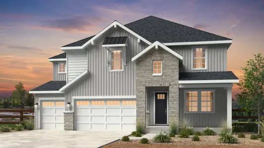 New construction Single-Family house 3350 Backdrop Court, Castle Rock, CO 80108 Vail- photo 0