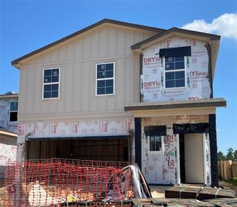 New construction Single-Family house 8364 Bristlecone Pine Way, Magnolia, TX 77354 The Trinity Brick- photo 30 30