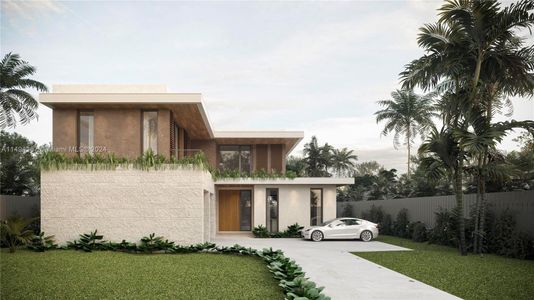 New construction Single-Family house 4121 Woodridge Road, Miami, FL 33133 - photo 0