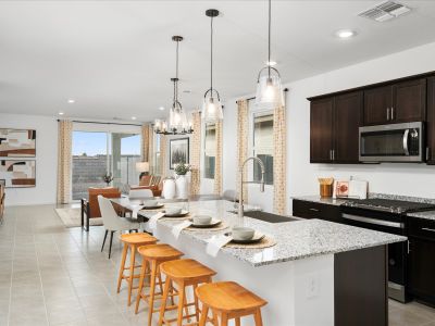 Kitchen in the Leslie Floorplan at Rancho Mirage