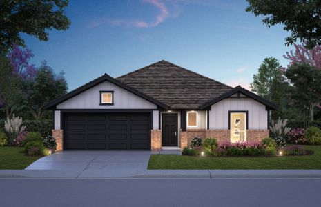 New construction Single-Family house Bradford, 10079 Oakland Hills Drive, Cleveland, TX 77327 - photo