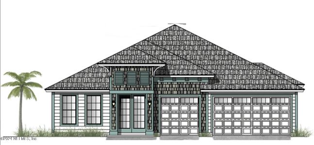 New construction Single-Family house 198 Courtney Oaks Drive, Saint Augustine, FL 32092 Plan 2484- photo 0