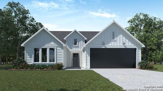 New construction Single-Family house 4543 Lampasas Flats, San Antonio, TX 78253 The Huntsville- photo 0
