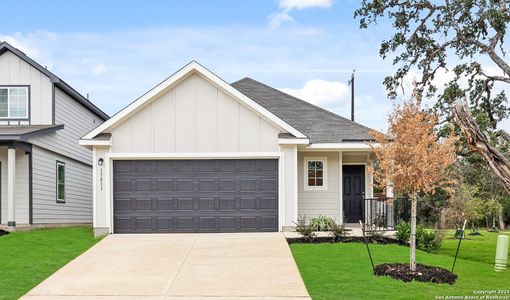 New construction Single-Family house 15015 Homing Meadow, San Antonio, TX 78253 Wildflower- photo 0