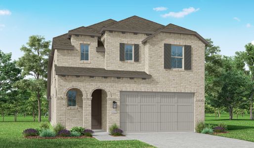 New construction Single-Family house Lincoln Plan, Bluejack Wy, Lavon, TX 75166 - photo