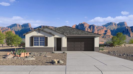 New construction Single-Family house 36040 W San Ildefanso Ave, Maricopa, AZ 85138 Blackstone- photo 0