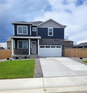 New construction Single-Family house 13484 Valentia Place, Thornton, CO 80602 The Holcombe- photo 0