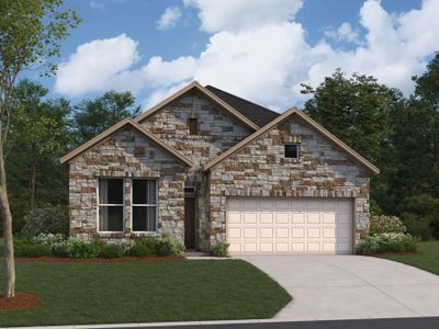 New construction Single-Family house 1335 North Roger Hanks Parkway, Dripping Springs, TX 78620 Devon - Capital Series- photo 0