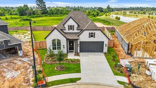 New construction Single-Family house 19294 Olive Heath Lane, Magnolia, TX 77355 Ferryhill Plan- photo 0