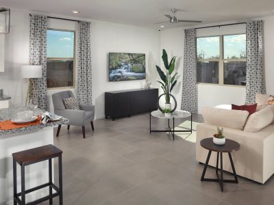 Lark living room at Vistas at Desert Oasis