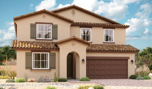 New construction Single-Family house 11009 W Tonto Street, Avondale, AZ 85323 Ammolite- photo 0