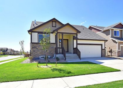 New construction Single-Family house The Kansas, Big Horn Parkway, Johnstown, CO 80534 - photo