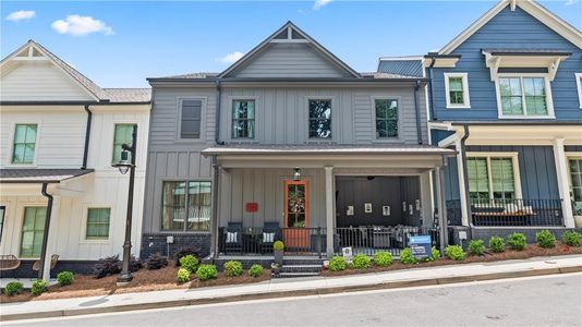 New construction Townhouse house 5627 Pine Street, Flowery Branch, GA 30542 - photo 0 0