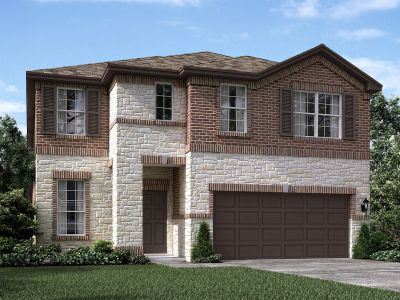 New construction Single-Family house The Texoma (3L08), 8318 Treetop Heights Drive, Mont Belvieu, TX 77523 - photo
