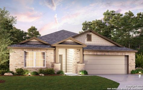 New construction Single-Family house 117 Calgary Drive, Floresville, TX 78114 Esparanza- photo 0