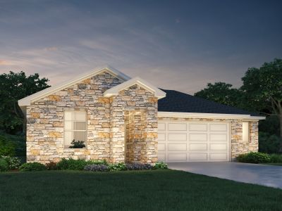 New construction Single-Family house 285 Granite Dome Drive, Kyle, TX 78640 The Burnett (825)- photo 0