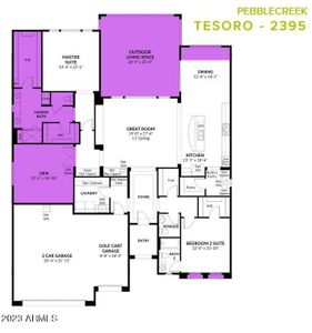 New construction Single-Family house 16800 W Fairmount Avenue, Goodyear, AZ 85395 Tesoro- photo
