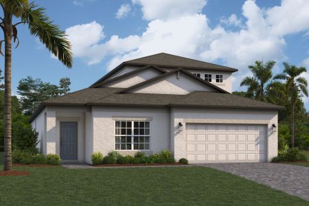 New construction Single-Family house 3087 Adams Cross Drive, Zephyrhills, FL 33540 Picasso Bonus- photo 0