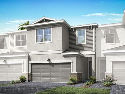 New construction Townhouse house 3546 Nw Solange Court, Jensen Beach, FL 34957 Dylan- photo 1 1