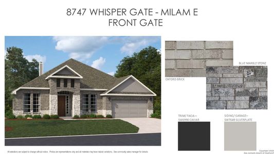New construction Single-Family house 8747 Whisper Gate, Fair Oaks Ranch, TX 78015 Milam Homeplan- photo 2 2