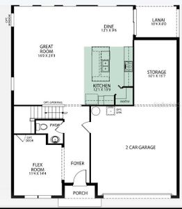 1st Level Floor Plan