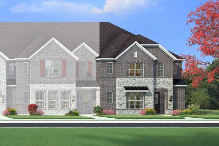 New construction Townhouse house Travis, 4496 North River Walk Drive, Flower Mound, TX 75028 - photo