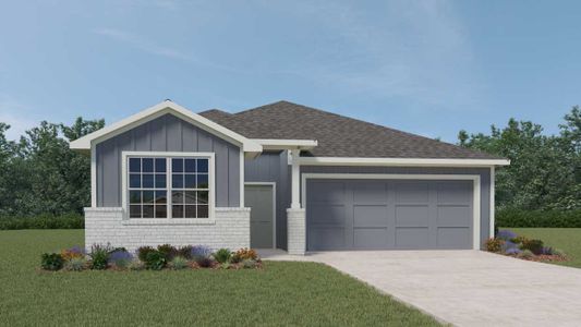 New construction Single-Family house 159 Sweetwater Drive, Kyle, TX 78640 The Caden II- photo 0