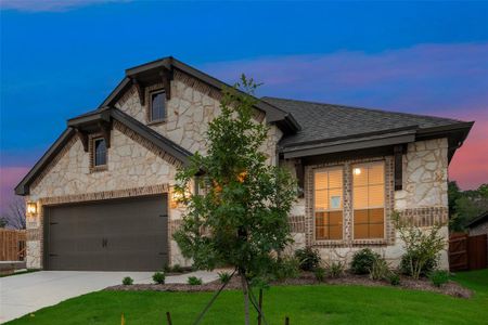 New construction Single-Family house 1313 Hickory Court, Weatherford, TX 76086 San Gabriel II- photo