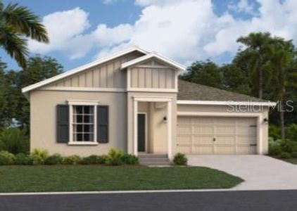 New construction Single-Family house 4879 Worchester Drive, Kissimmee, FL 34746 Hartford- photo 0