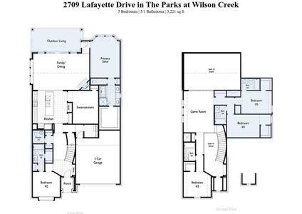 New construction Single-Family house 2709 Lafayette Drive, Celina, TX 75009 Cambridge Plan- photo 1 1