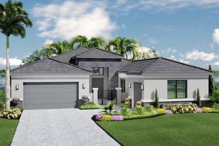 New construction Single-Family house Carlyle, 12320 Southwest Calm Pointe Court, Port St. Lucie, FL 34987 - photo