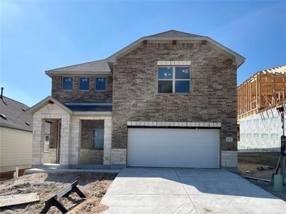 New construction Single-Family house 1003 Palo Brea Loop, Hutto, TX 78634 Knox Homeplan- photo 0 0