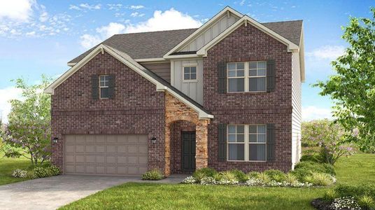 New construction Single-Family house 3986 Alderstone Drive, Flowery Branch, GA 30542 Ingram- photo 0