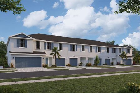 New construction Townhouse house 5447 Tripoli Drive, Palmetto, FL 34221 Alexander - Townhomes- photo 0