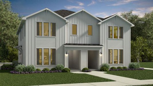 New construction Townhouse house 3441 Lake District Lane, Fort Worth, TX 76135 BRADEN- photo 0