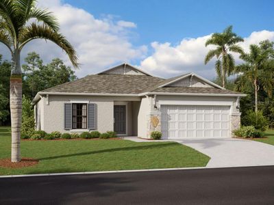 New construction Single-Family house 9220 Westernwoods Avenue, Parrish, FL 34219 Palisades- photo 0 0
