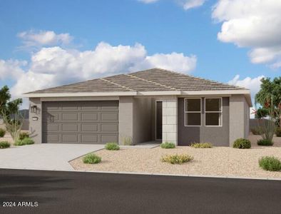 New construction Single-Family house 4244 E Bradford Avenue, San Tan Valley, AZ 85140 Sage - photo 0